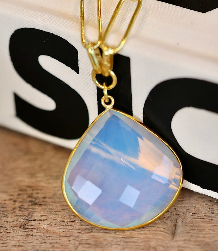 Moonstone Pendant Necklace
