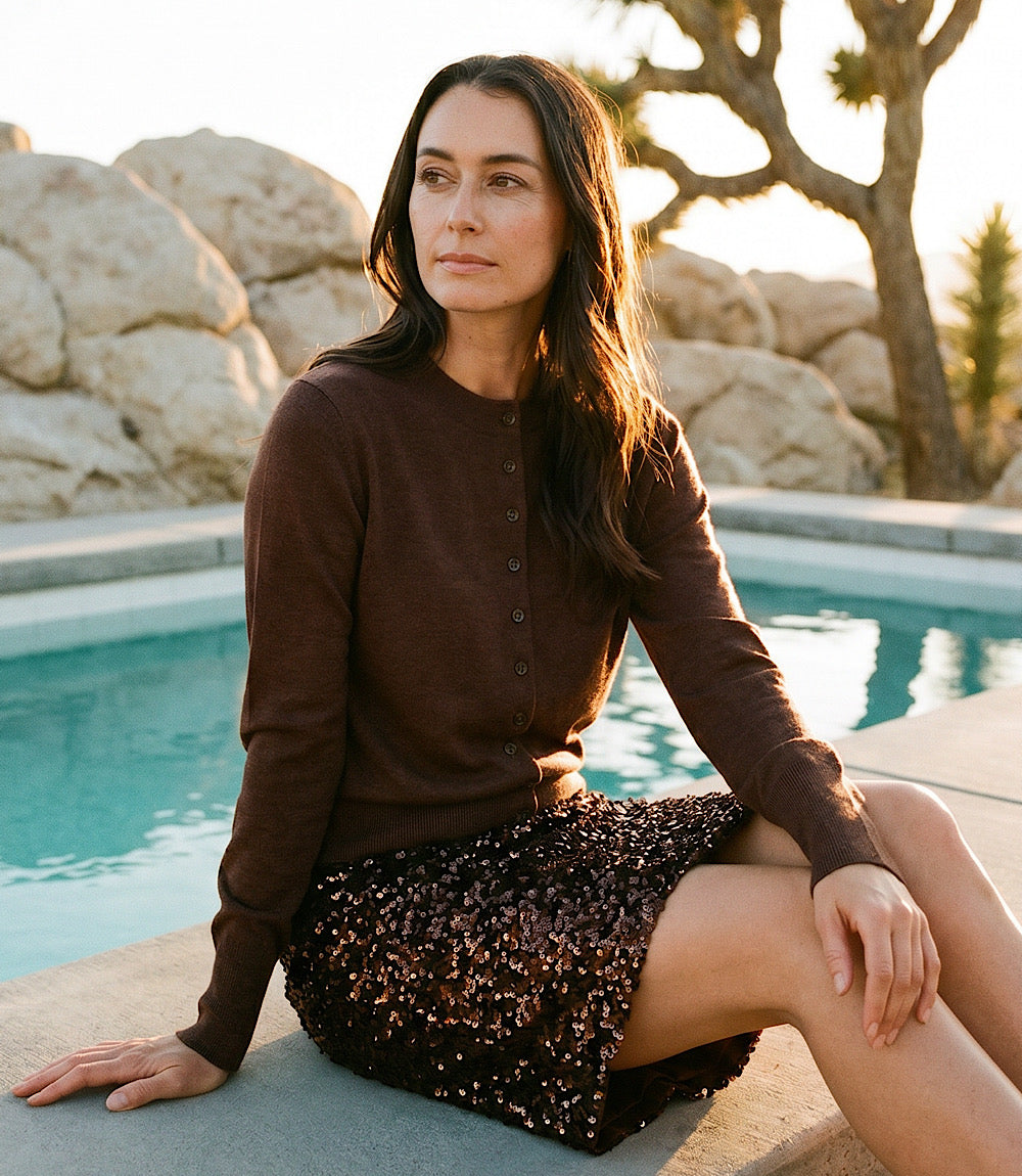 Button-Up Cardigan Sweater