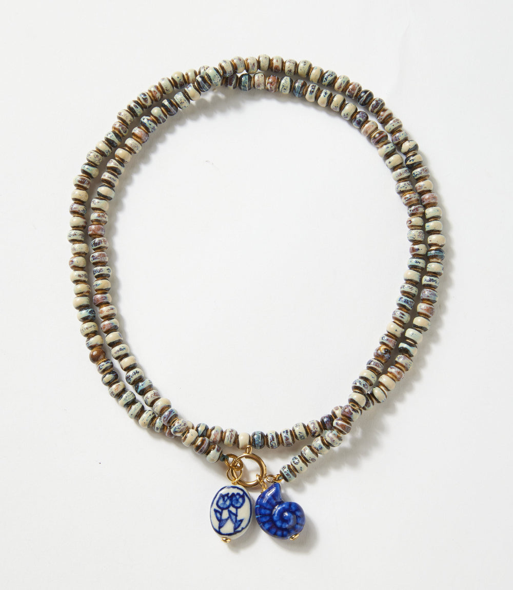 Long Wrap Toggle Necklace