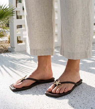 Billini Talise Embellished Thong Sandals