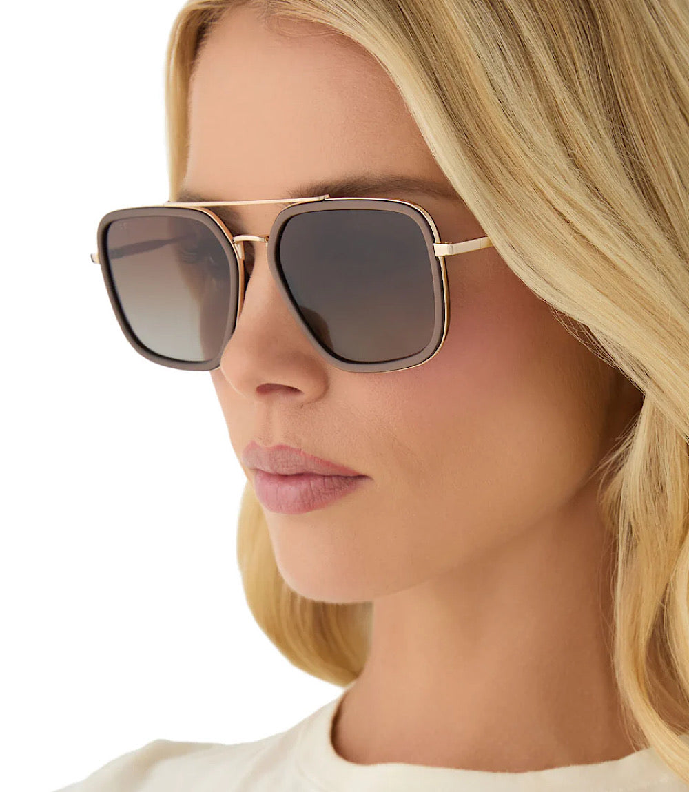 DIFF Jordan Polarized Aviator Sunglasses