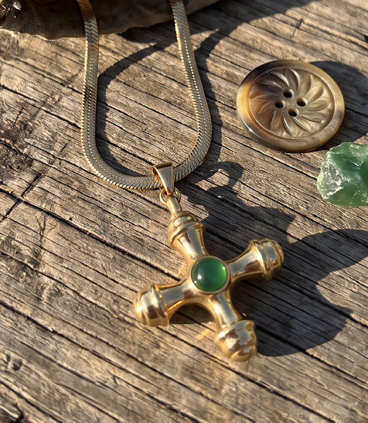 Green Gemstone Necklace