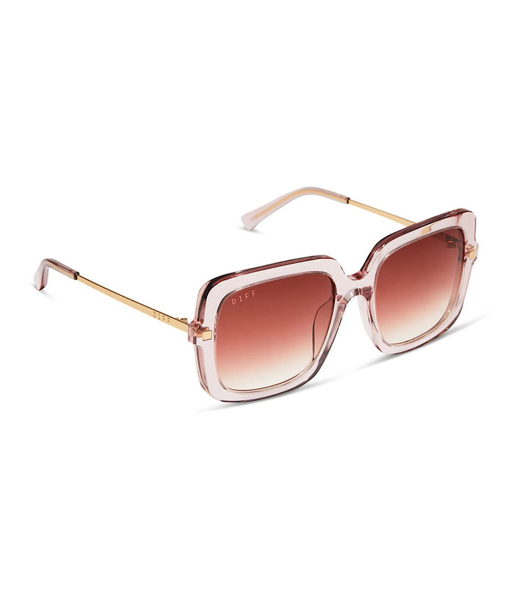 DIFF Sandra Crystal Square Sunglasses