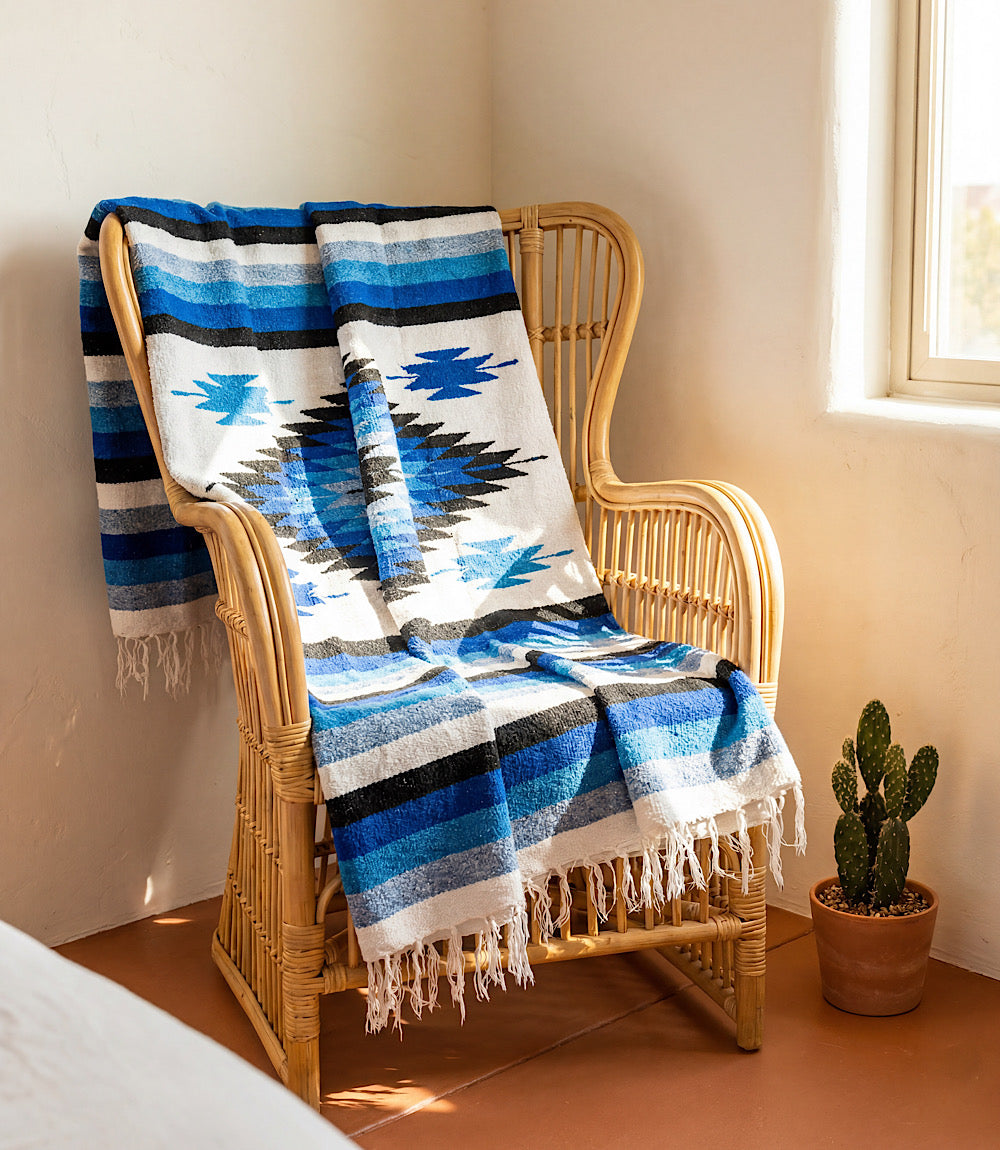 Blue Shades Diamond Blanket