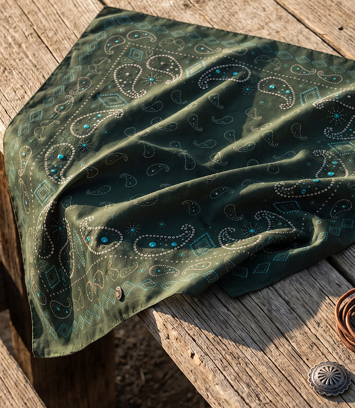 Pretty Paisley Silk Scarf