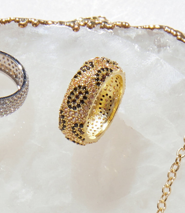 Leopard Crystal Ring