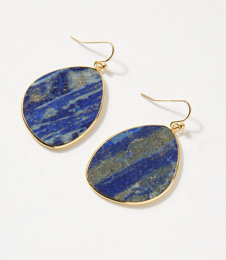 Lapis Pendant Earrings