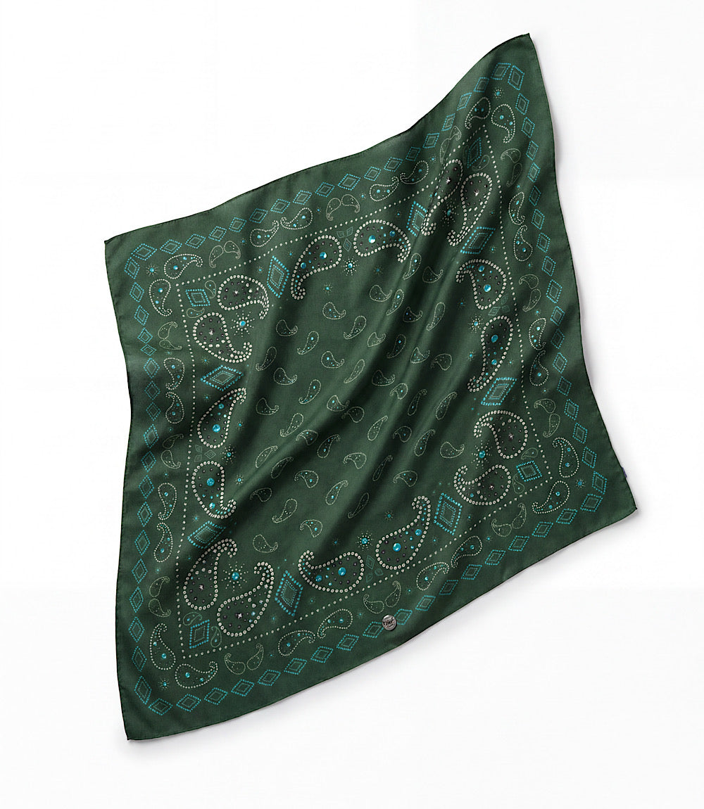 Pretty Paisley Silk Scarf