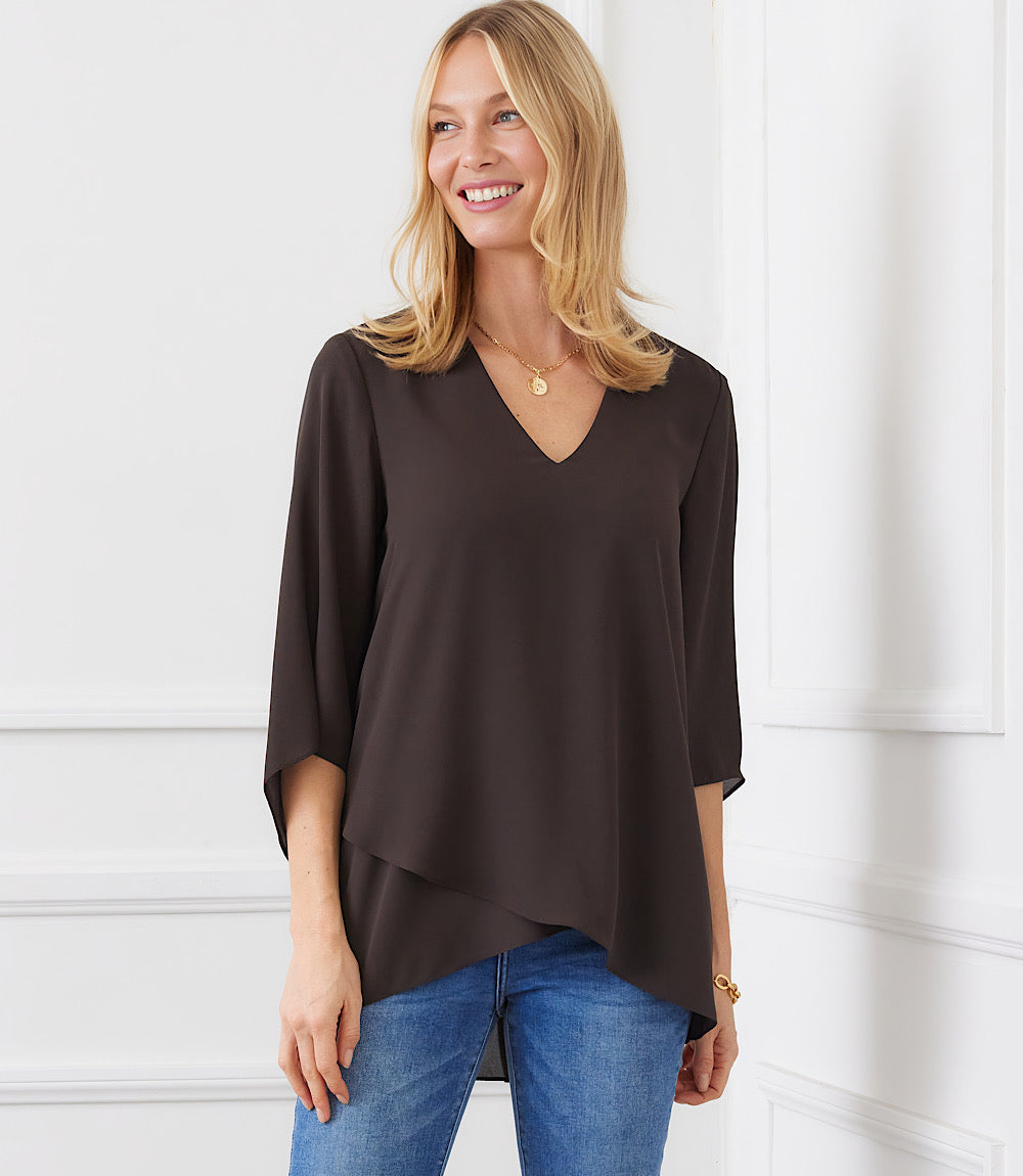 Bracelet Sleeve Asymmetric Top