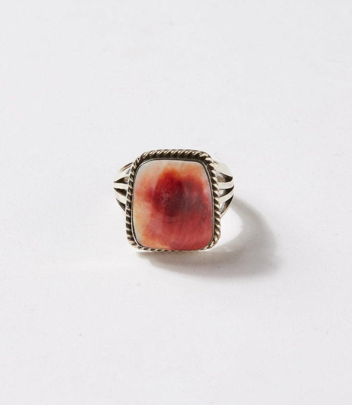 Rose Dahlia Stone Ring