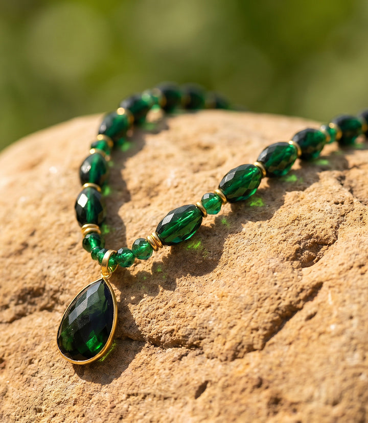 Emerald Statement Necklace