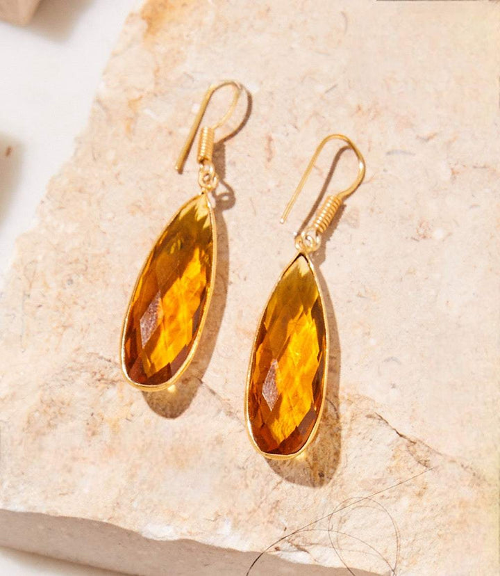Citrine Quartz Earrings