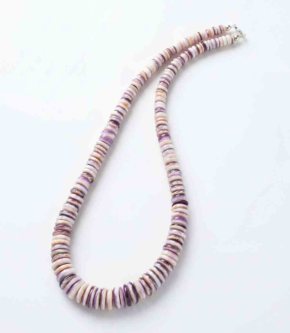 Single Strand Wampum Shell Necklace