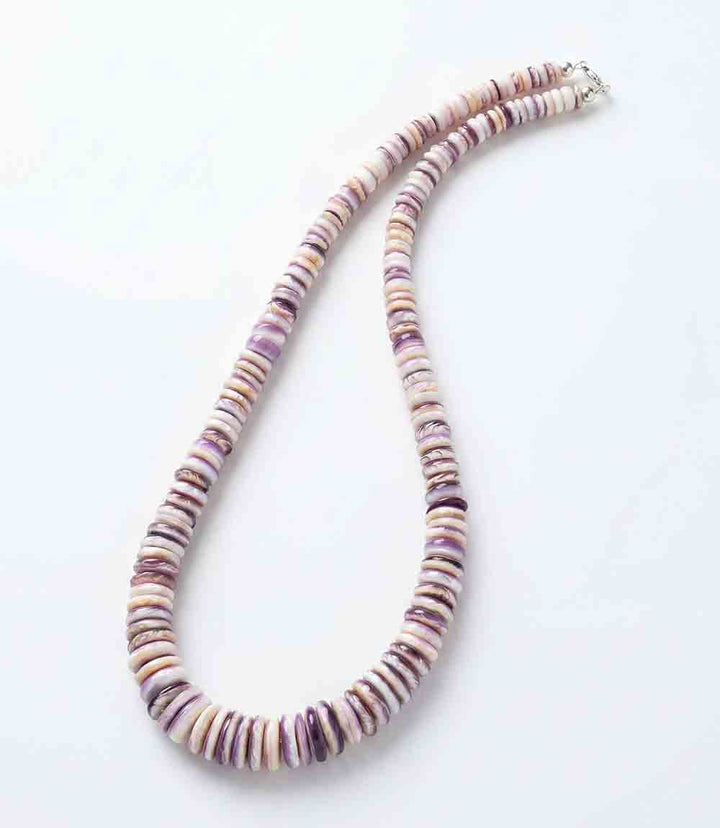 Single Strand Wampum Shell Necklace