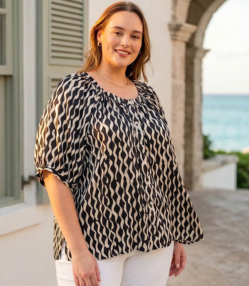 Flattering Plus Size Tops for Women Karen Kane Flattering Plus Size Tops for Women Karen Kane