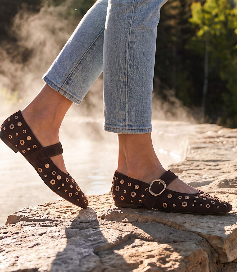 Dolce Vita Mella Stud Ballet Flats