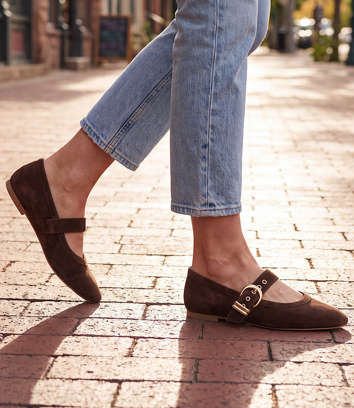 Dolce Vita Mikel Suede Mary Jane Flats