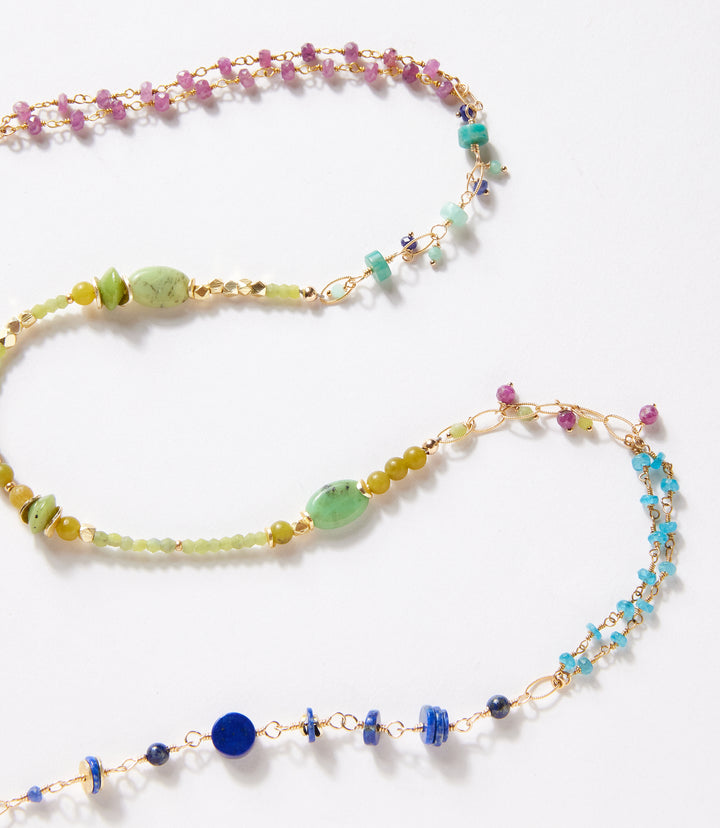Aurora Multi Gemstone Necklace