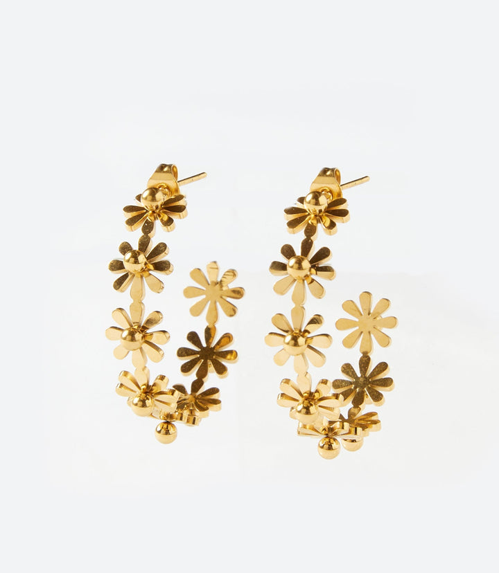 Oopsy Daisy Hoop Earrings