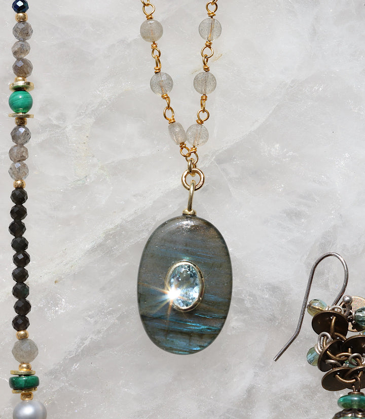 Amazonite Amulet Necklace