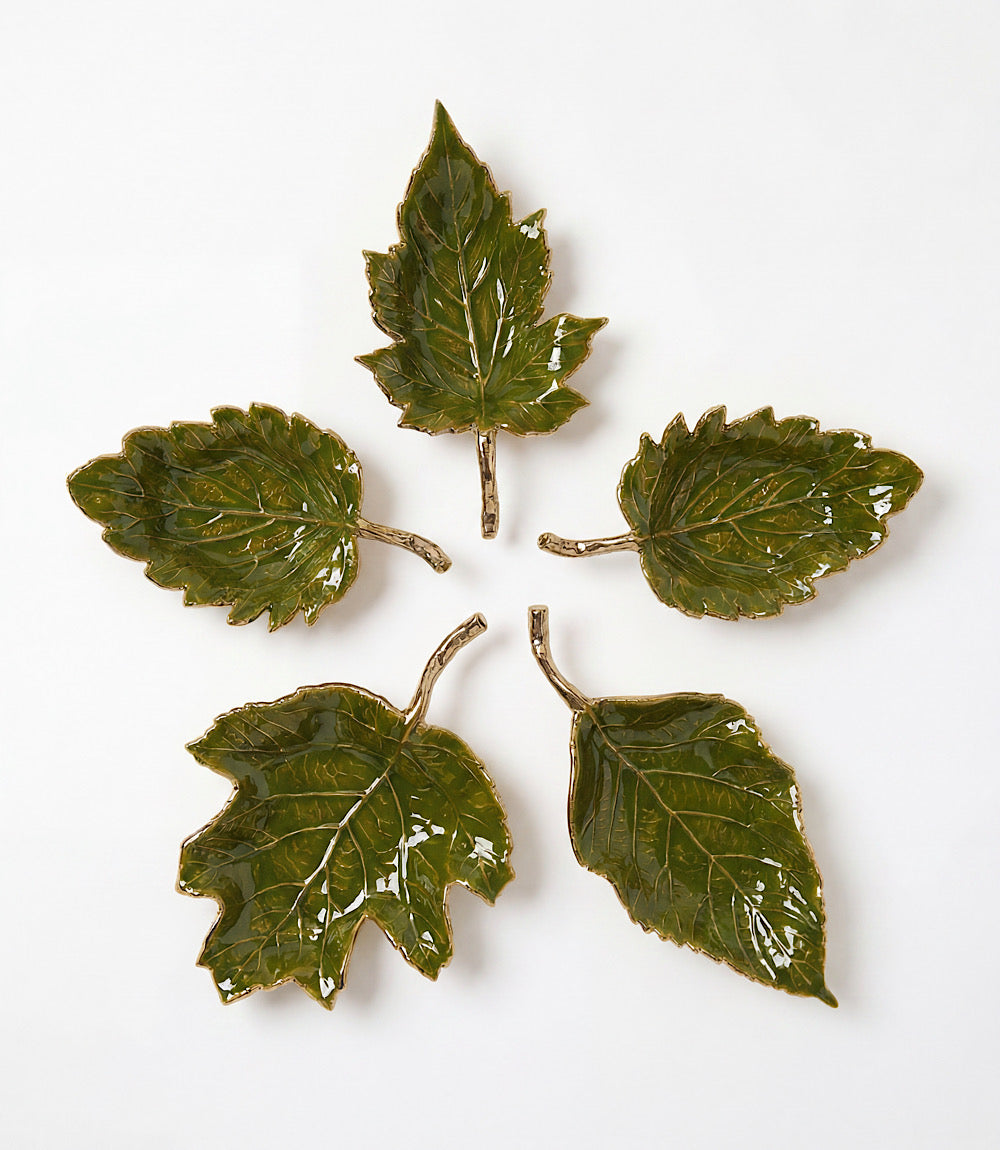 Autumn Leaf Serving Trays, Set Of 5 – Karen Kane
