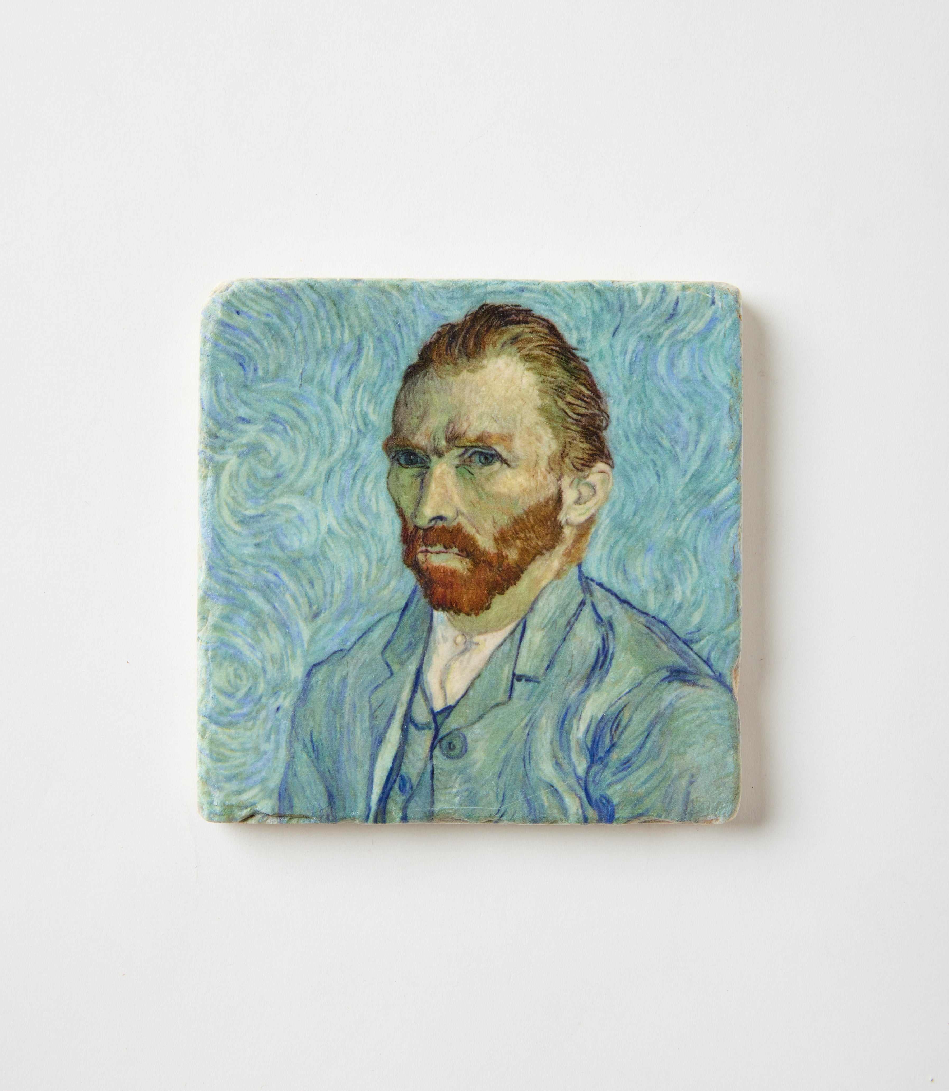 Van Gogh Marble Coasters - Set of 4 Tumbled Marble Art Coasters