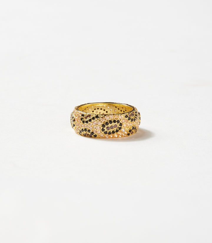 Leopard Crystal Ring