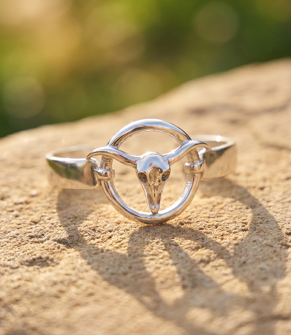 Longhorn Link Cuff Bracelet