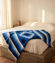 Blue Shades Diamond Blanket