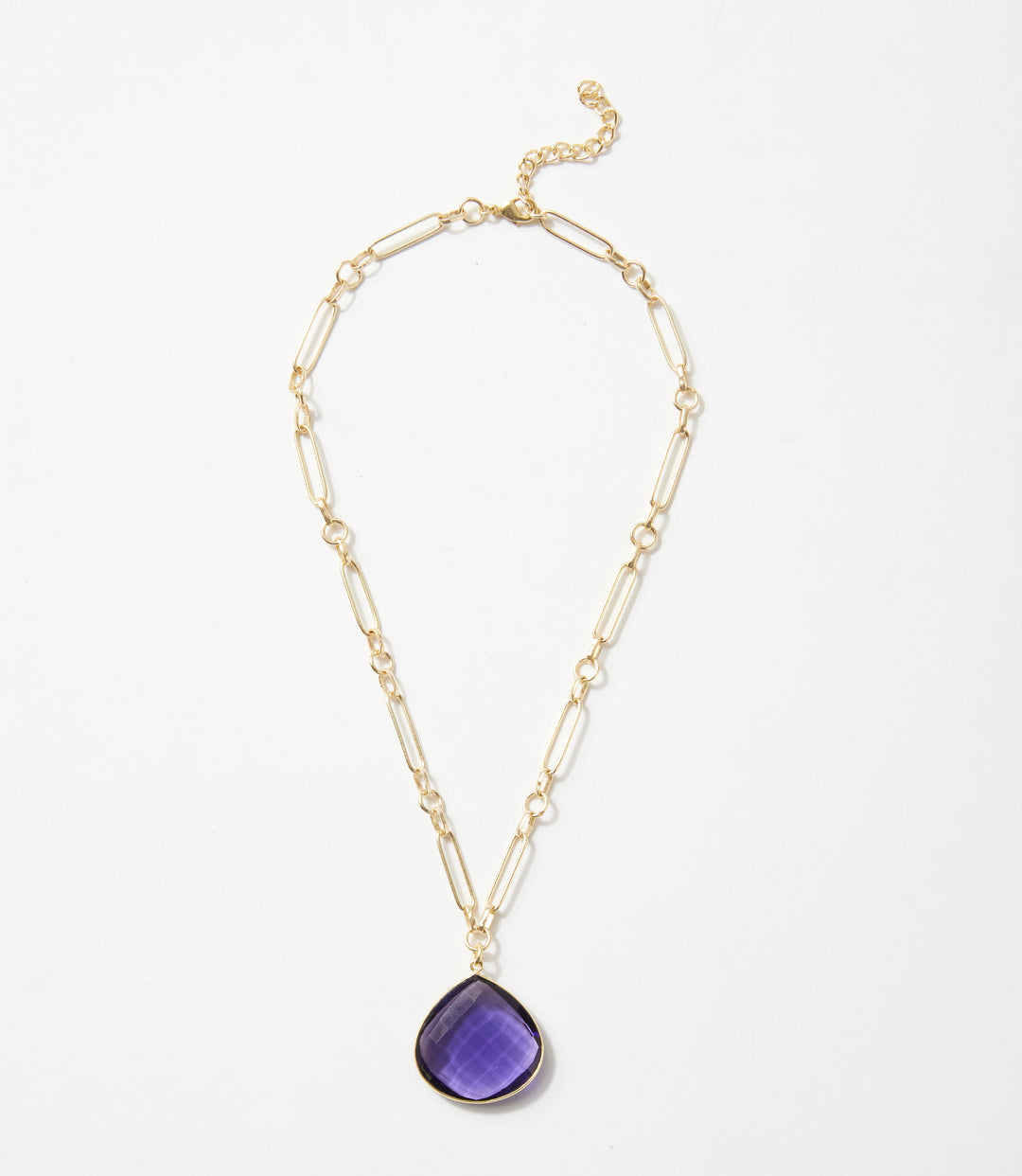 Amethyst Quartz Pendant Necklace