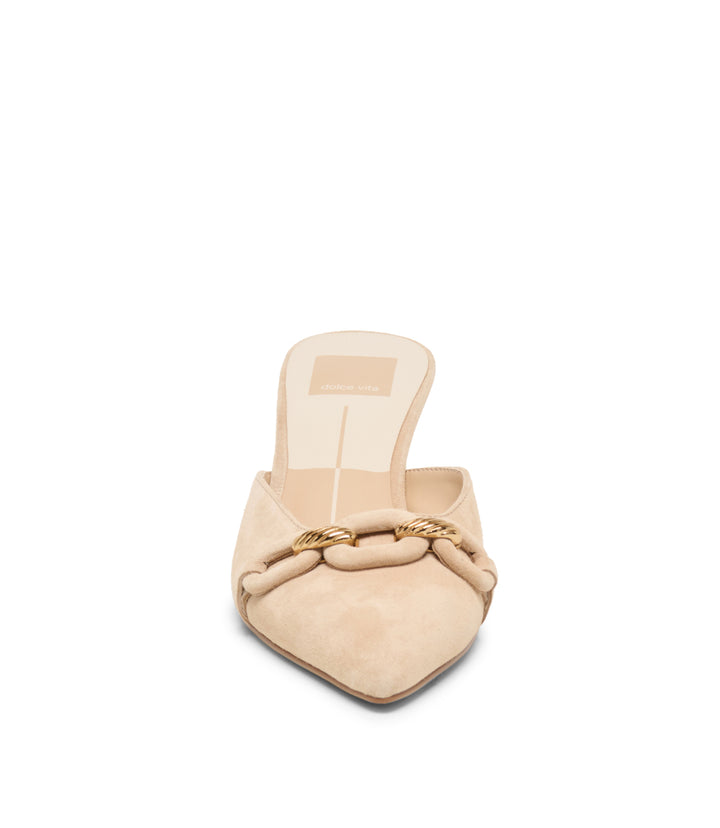 Dolce Vita Camla Chain Detail Kitten Heel Mules