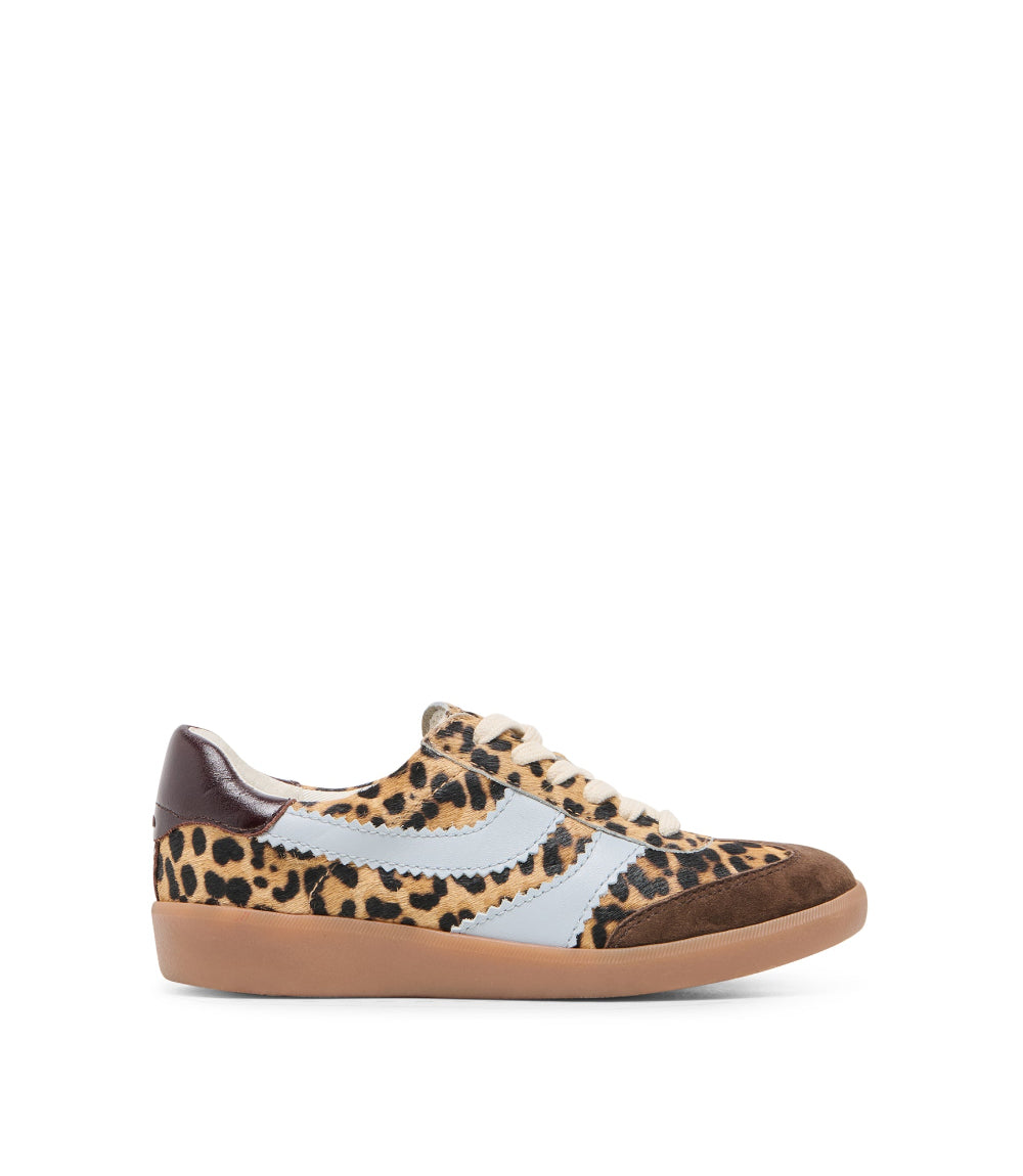 Dolce Vita Merit Calf Hair Leopard Sneakers