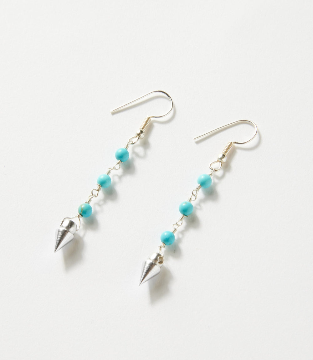 Beaded Turquoise Earrings