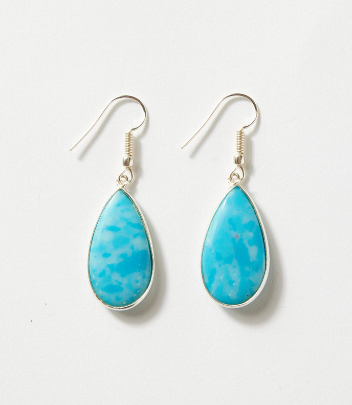 Larimar Teardrop Earrings
