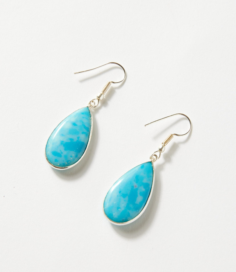 Larimar Teardrop Earrings