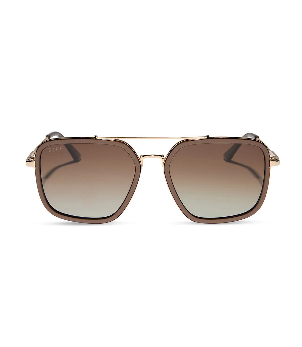 DIFF Jordan Polarized Aviator Sunglasses