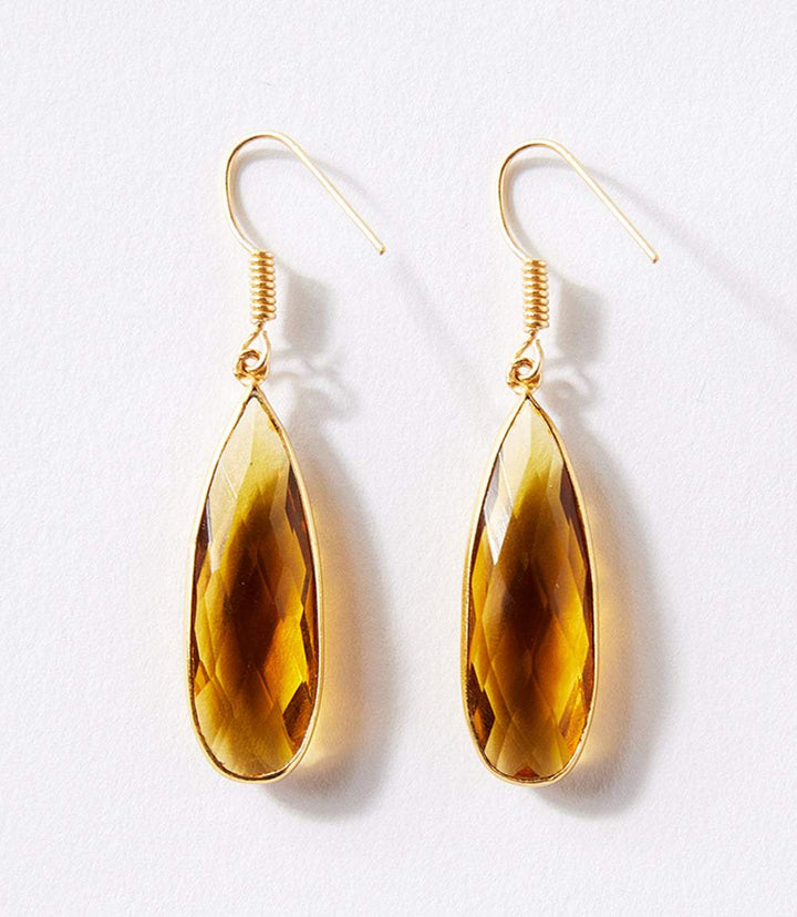 Citrine Quartz Earrings