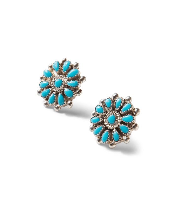 Turquoise Cluster Earrings