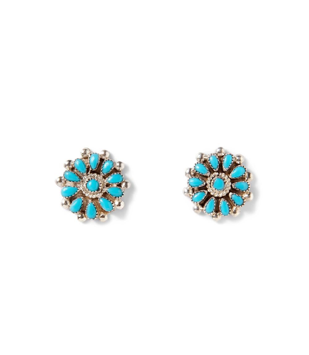 Turquoise Cluster Earrings