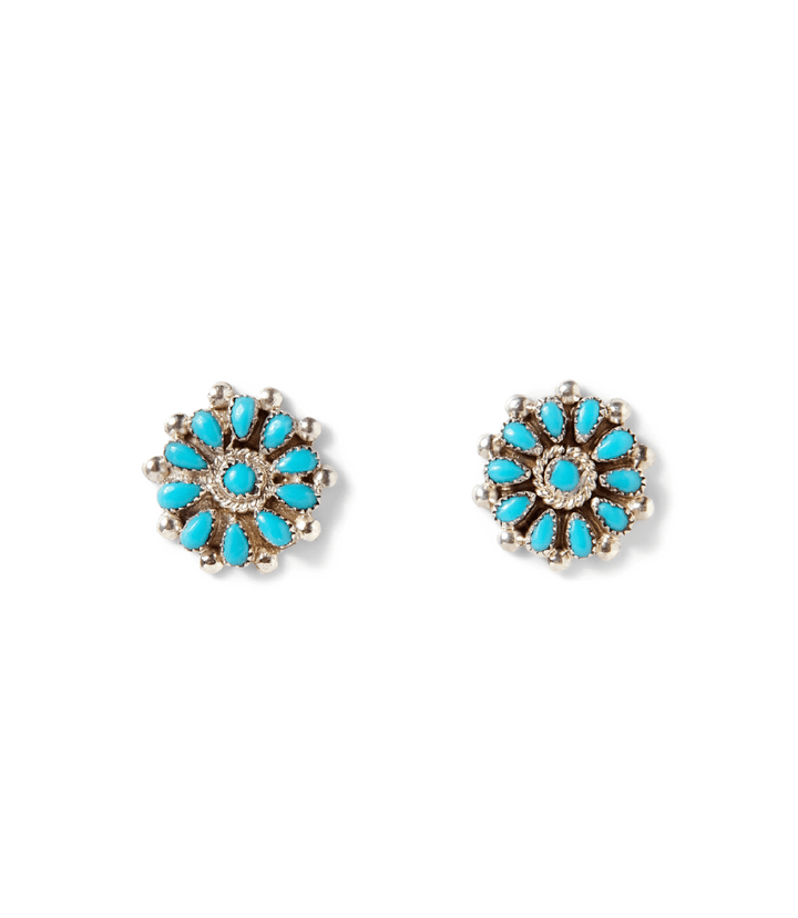 Turquoise Cluster Earrings