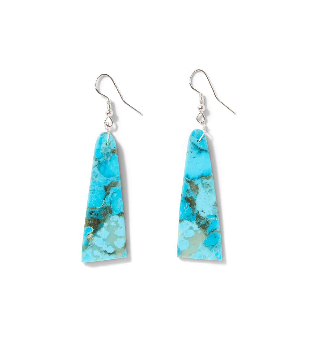 Angular Turquoise Earrings