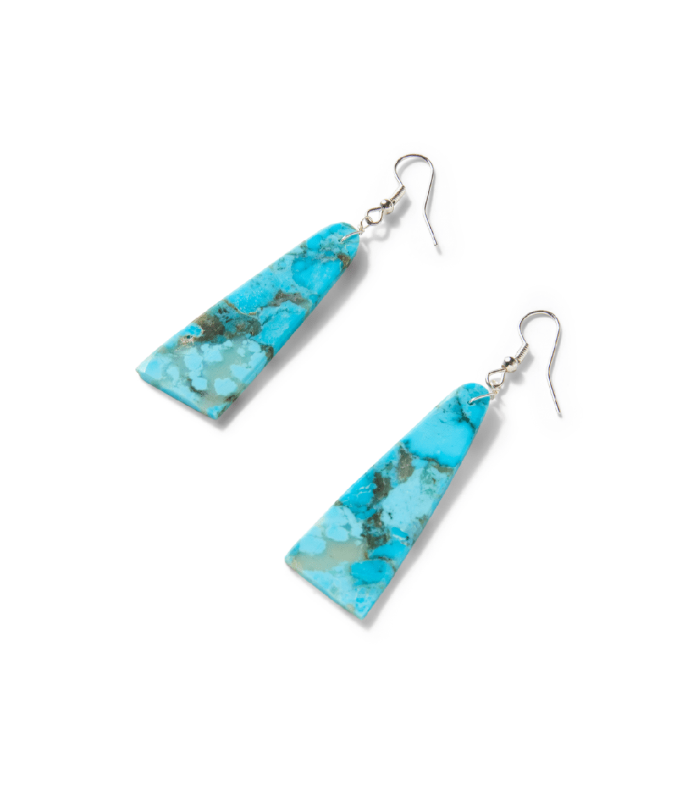 Angular Turquoise Earrings
