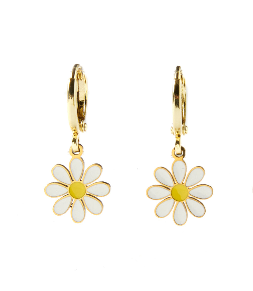 Daisy Huggie Earrings