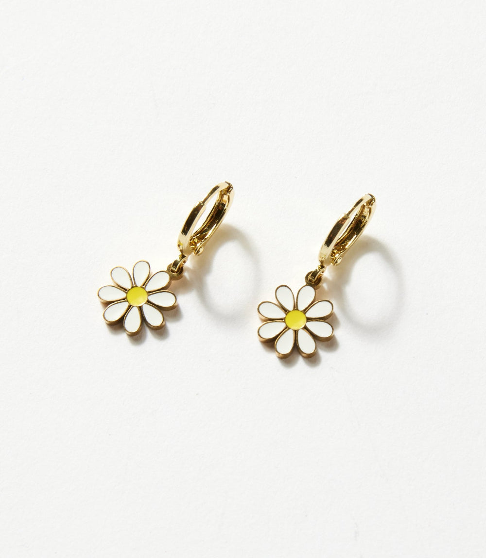 Daisy Huggie Earrings