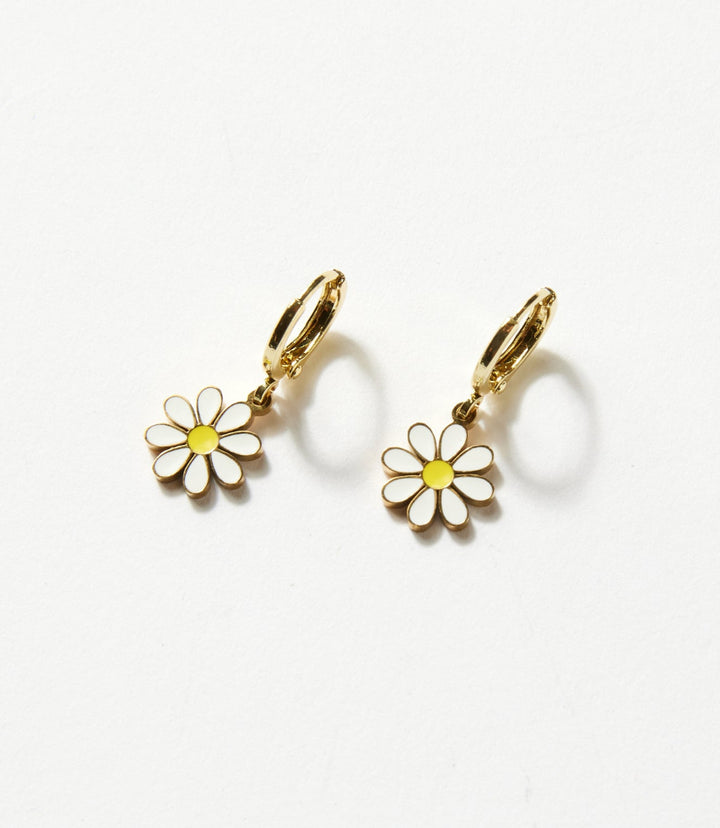 Daisy Huggie Earrings