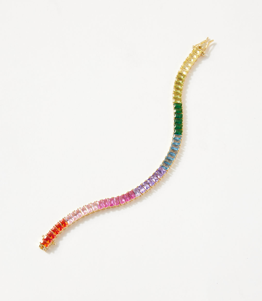 Prismatic Tennis Bracelet