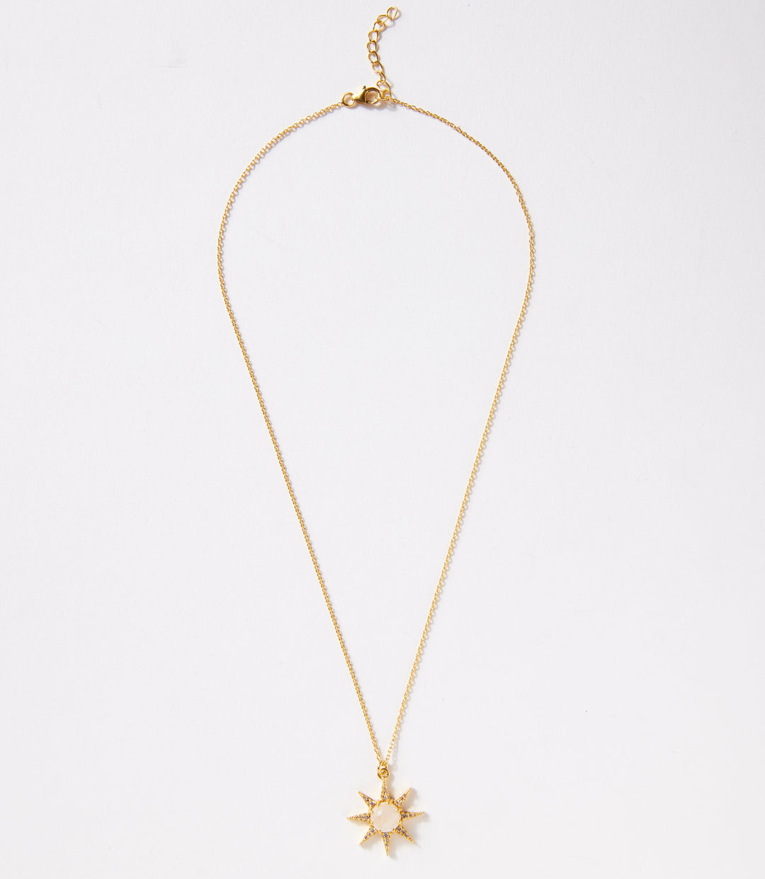 Cabochon Sun Necklace