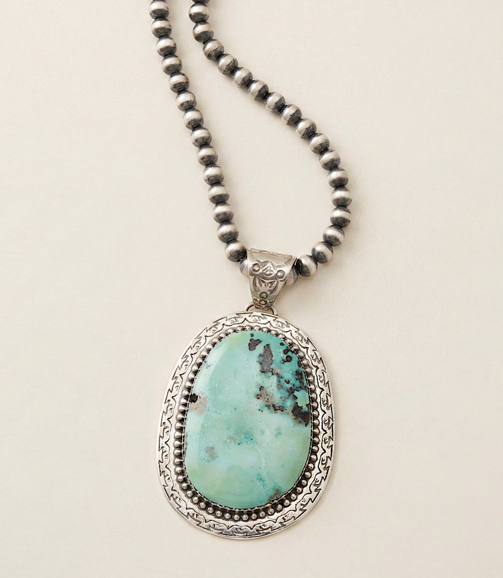 Palomino Turquoise Pendant Necklace