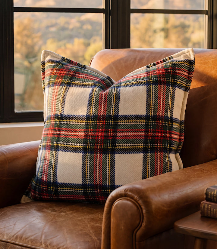 Tartan Plaid Square Throw Pillow
