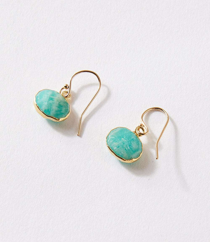 Amazonite Stone Earrings